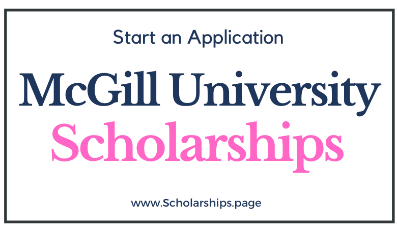 McGill University Scholarships 2022-2023 Online Applications Open