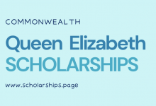 Commonwealth Queen Elizabeth Scholarships (QECS) - Open for Online Applications