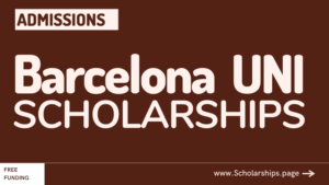 Barcelona University (UB) Scholarships Without IELTS