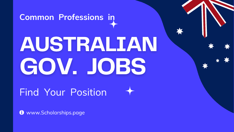 Common Job Professions in Australian Government for Recruitment