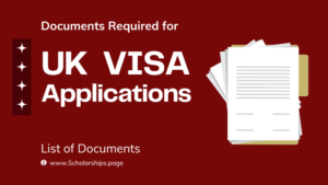 Documents Required for UK VISA Application