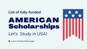 USA Scholarships 2023 With Monthly Stipend Money