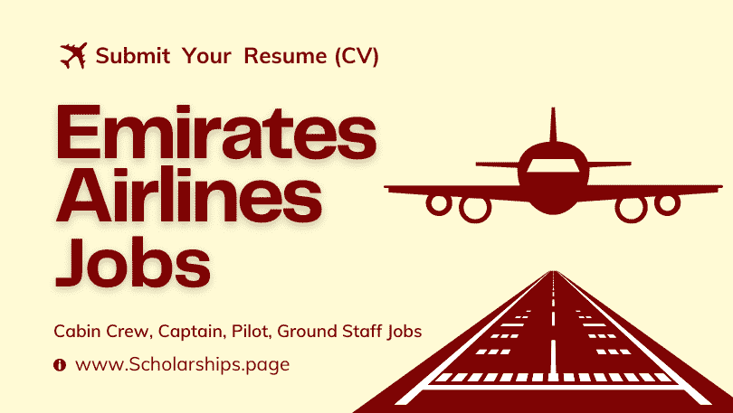 Jobs Openings at Emirate Airlines 2023 for International Candidates